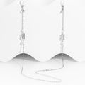 Beginning Letter A Silver EyeGlass-Mask chain