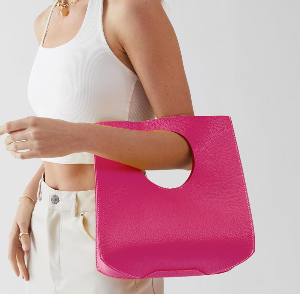 The Madison Clutch in Hot Pink