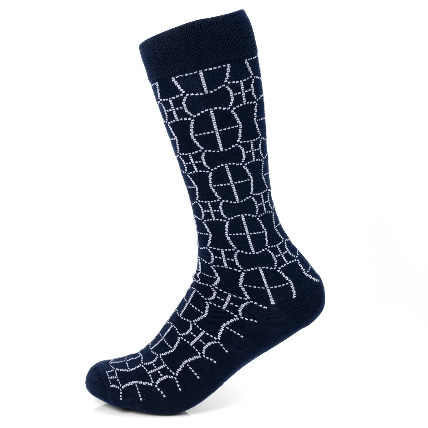 Mens Argyle Hidden Message Crew Sock Set 3-Pack - Image 3