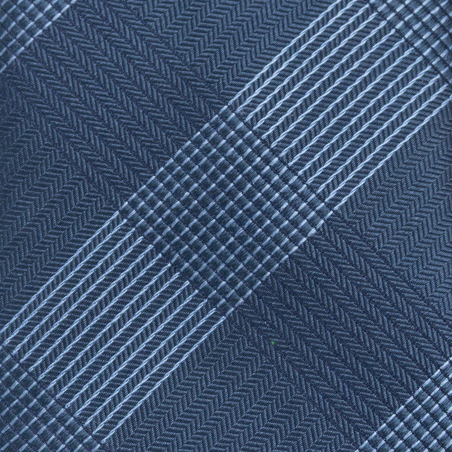 Best Dad Plaid Dark Blue Necktie with Hidden Message - Image 6