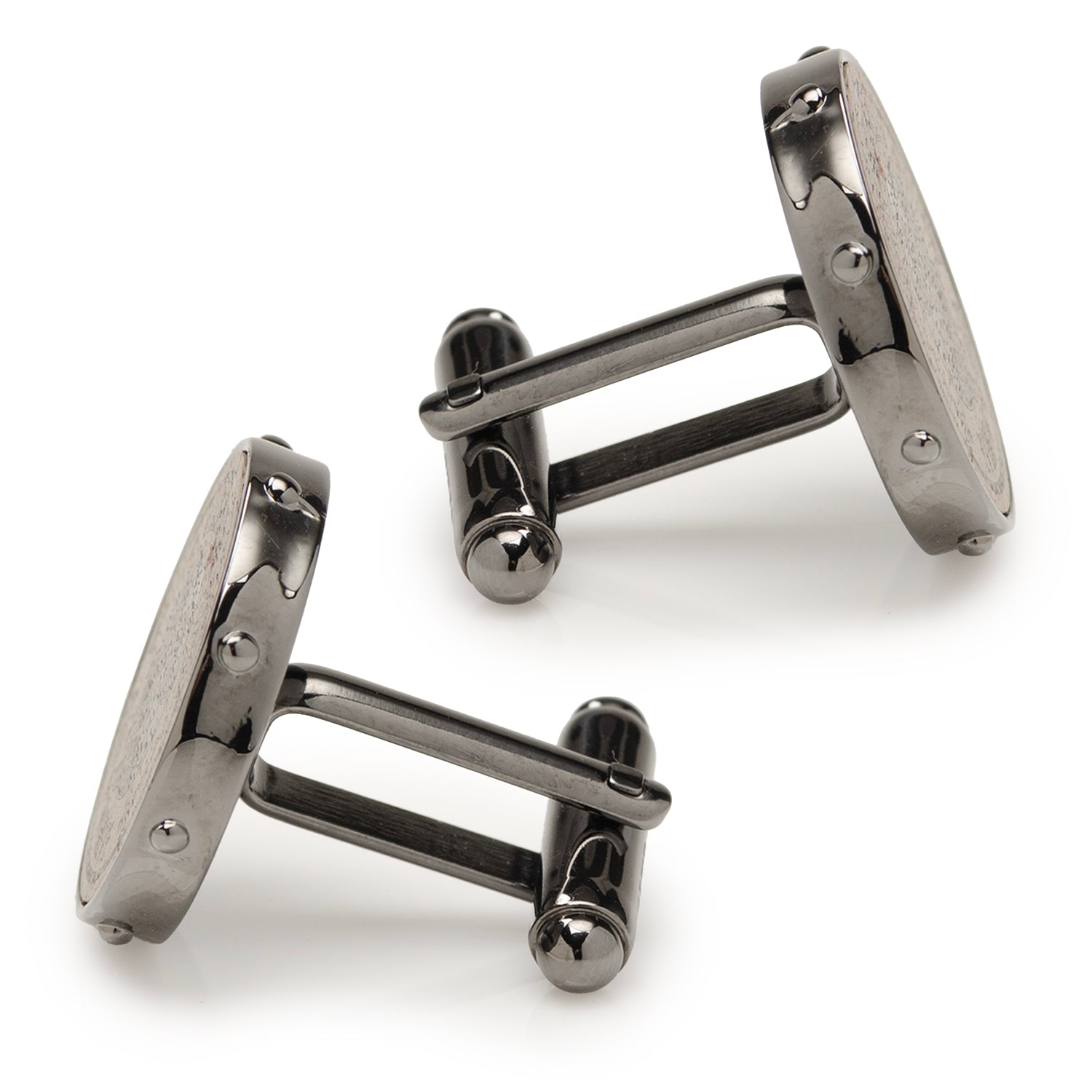Wine Barrel Metal Cufflinks for Wine Enthusiasts and Sommeliers - Image 4