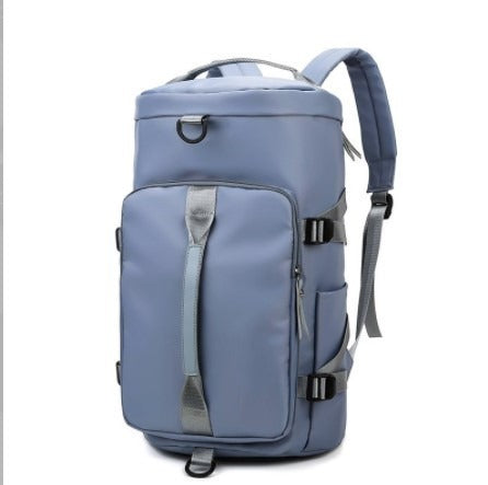 Women's Convertible Gym Duffel Backpack - Pink & Grey Travel Fitness Bag