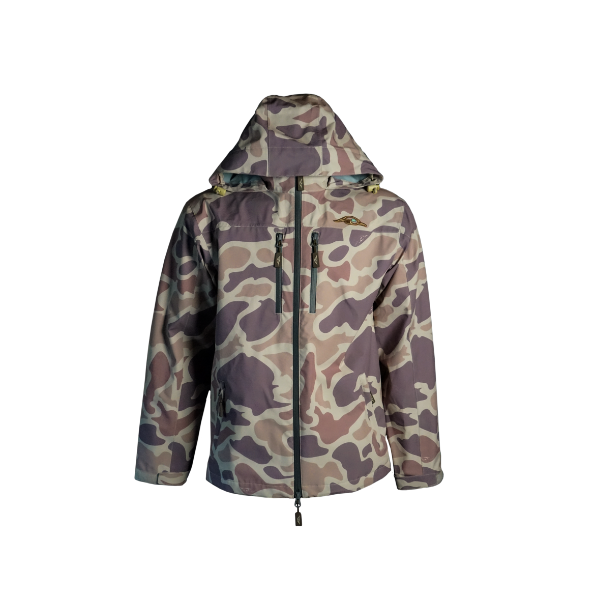 Men's Lightweight Waterproof Rain Jacket with Dual Chest Pockets