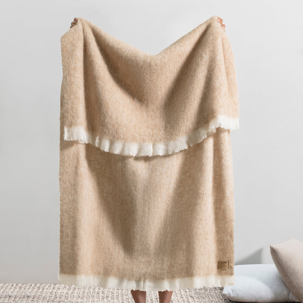 Brushed Alpaca Throw