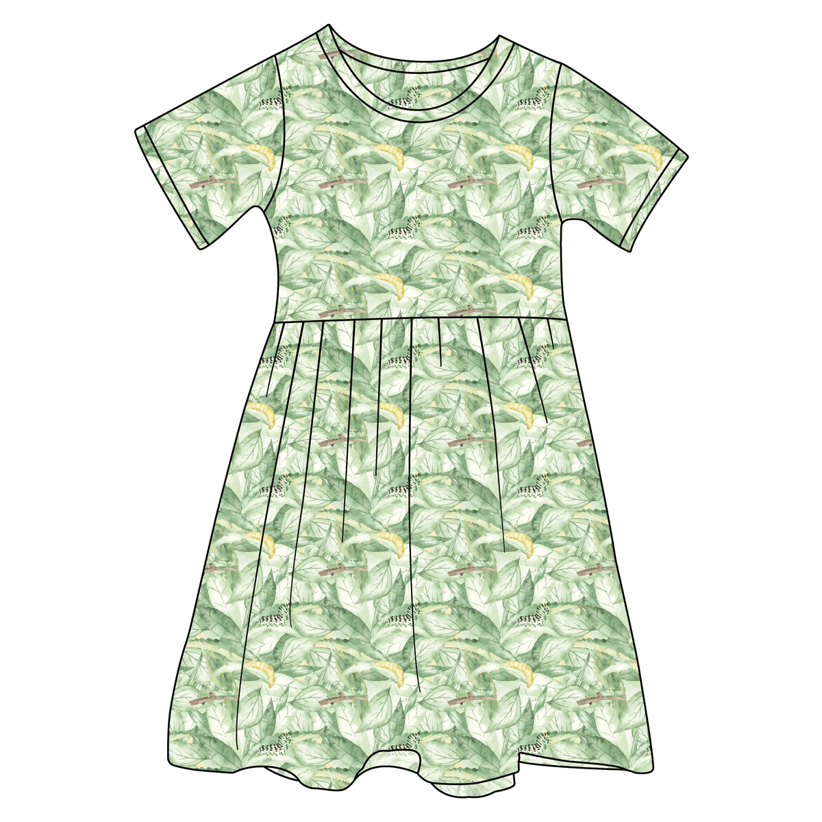 Alistair Bamboo Ruffle Spin Dress (Pre-Order)