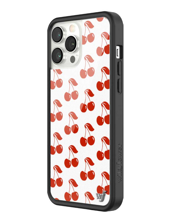 American Cherries iPhone Case With Vibrant Red Cherry Pattern - Image 30