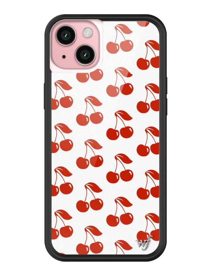 American Cherries iPhone Case With Vibrant Red Cherry Pattern - Image 15