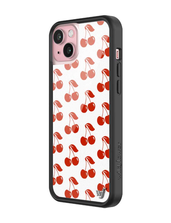 American Cherries iPhone Case With Vibrant Red Cherry Pattern - Image 16