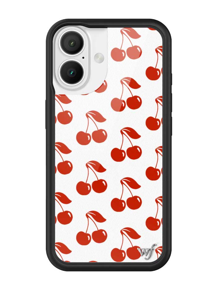 American Cherries iPhone Case With Vibrant Red Cherry Pattern - Image 9
