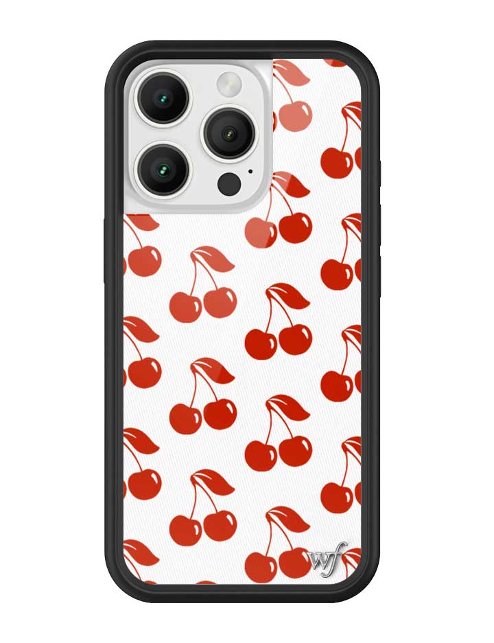 American Cherries iPhone Case With Vibrant Red Cherry Pattern - Image 7