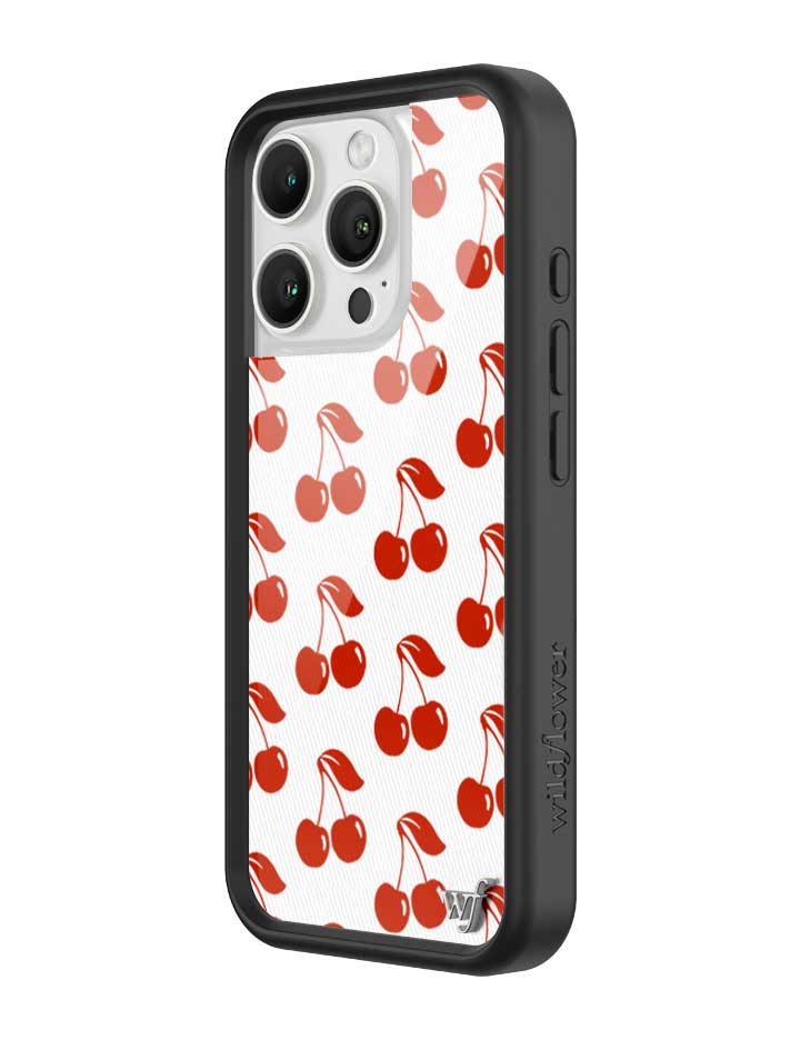 American Cherries iPhone Case With Vibrant Red Cherry Pattern - Image 8