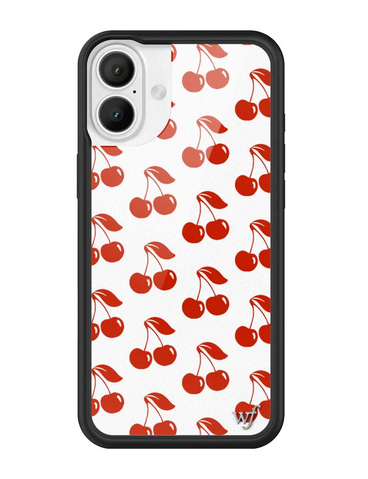 American Cherries iPhone Case With Vibrant Red Cherry Pattern - Image 5