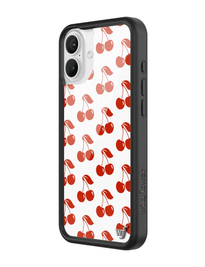 American Cherries iPhone Case With Vibrant Red Cherry Pattern - Image 6