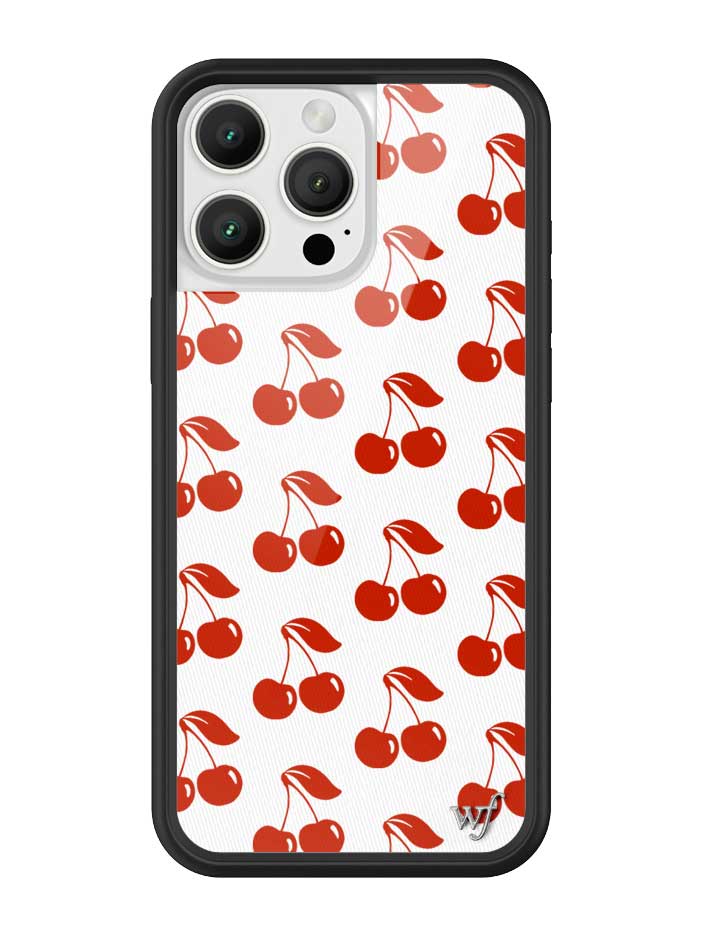 American Cherries iPhone Case With Vibrant Red Cherry Pattern - Image 3