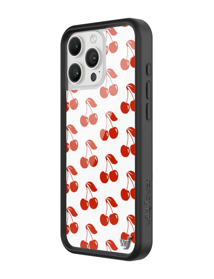 American Cherries iPhone Case With Vibrant Red Cherry Pattern - Image 4
