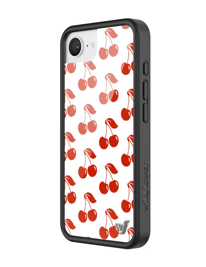 American Cherries iPhone Case With Vibrant Red Cherry Pattern - Image 2