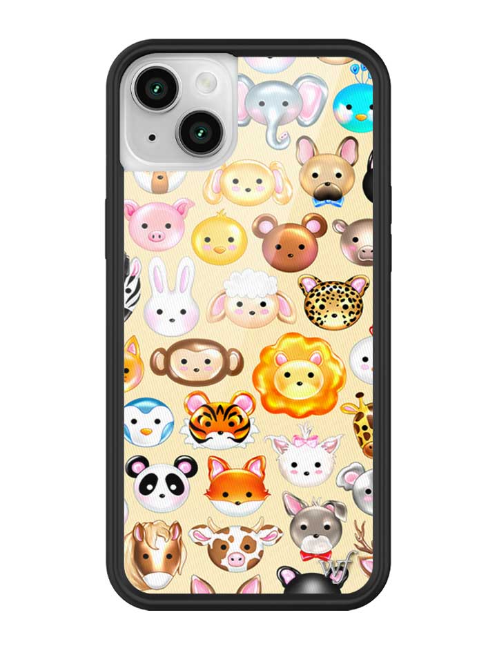 Animal Kingdom iPhone Case with Cartoon Critters Pattern - Image 33