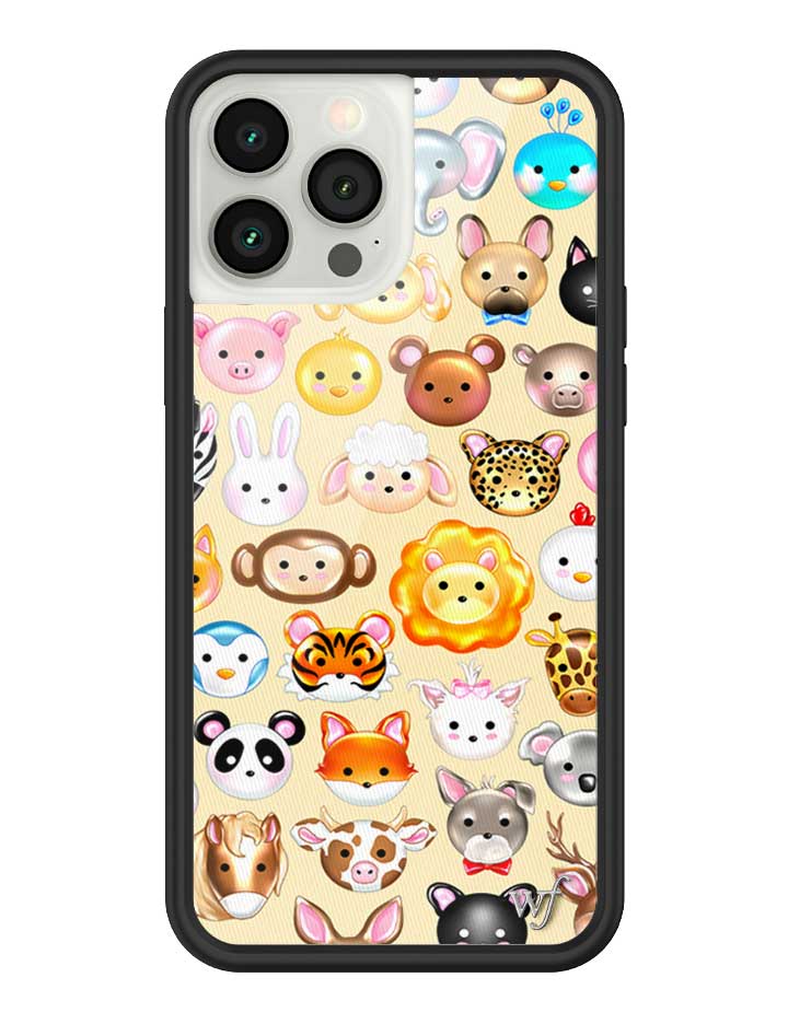 Animal Kingdom iPhone Case with Cartoon Critters Pattern - Image 29