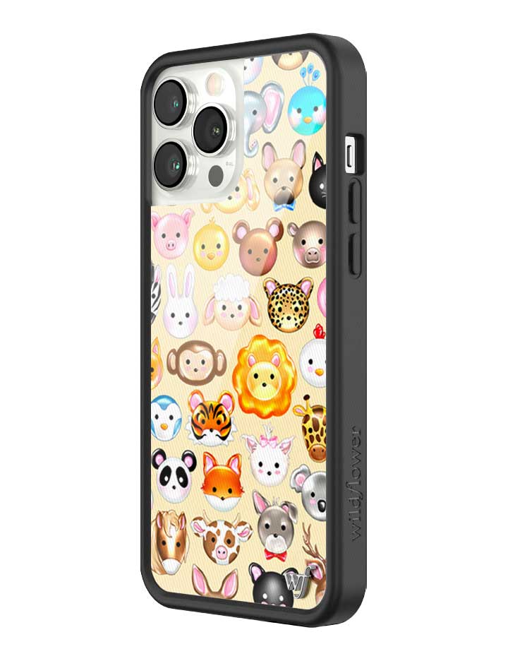 Animal Kingdom iPhone Case with Cartoon Critters Pattern - Image 30