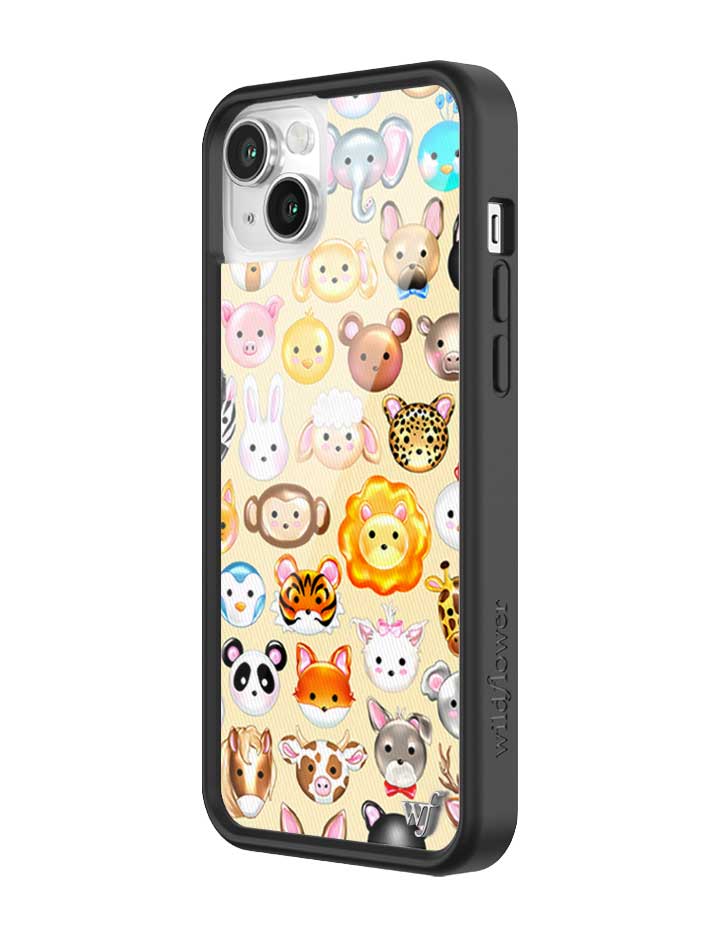 Animal Kingdom iPhone Case with Cartoon Critters Pattern - Image 28