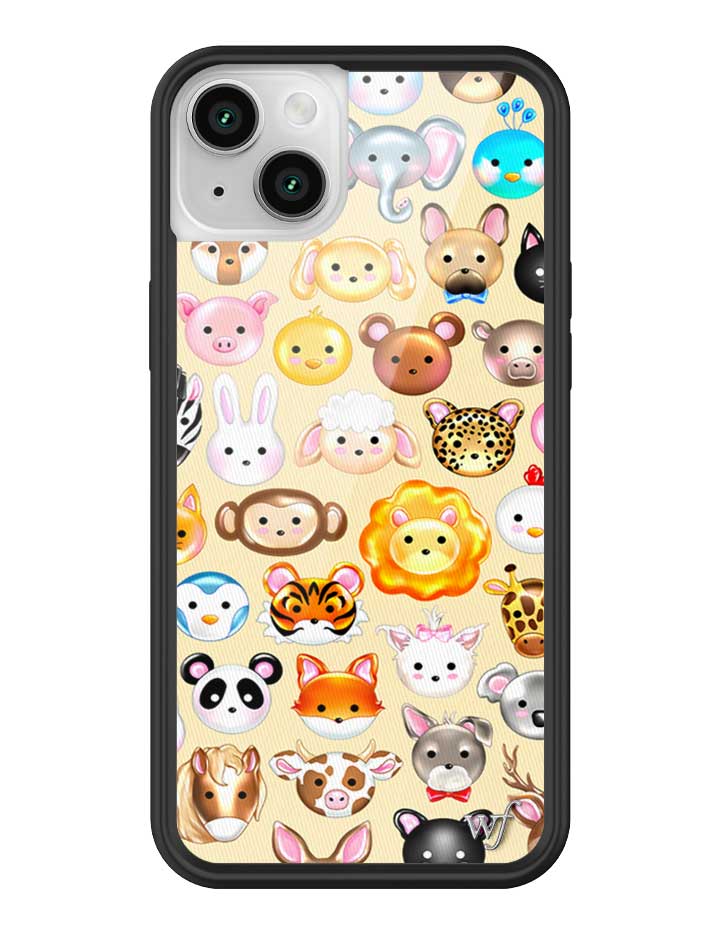 Animal Kingdom iPhone Case with Cartoon Critters Pattern - Image 23