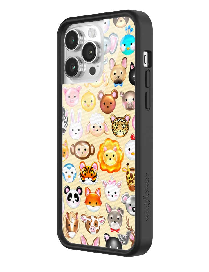 Animal Kingdom iPhone Case with Cartoon Critters Pattern - Image 22