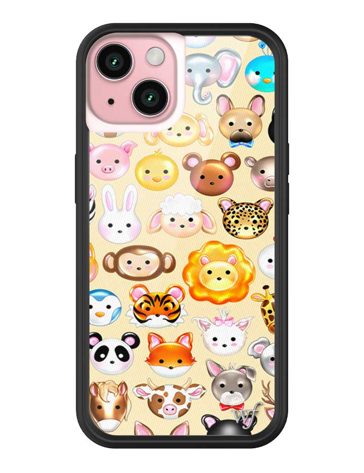 Animal Kingdom iPhone Case with Cartoon Critters Pattern - Image 19