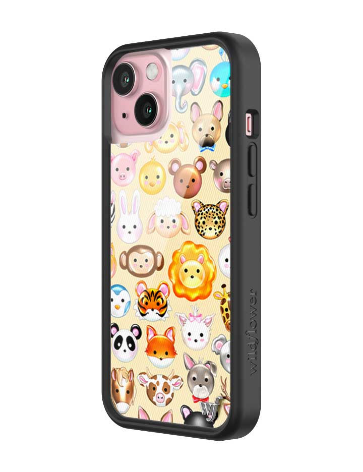 Animal Kingdom iPhone Case with Cartoon Critters Pattern - Image 20