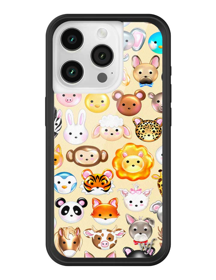 Animal Kingdom iPhone Case with Cartoon Critters Pattern - Image 17