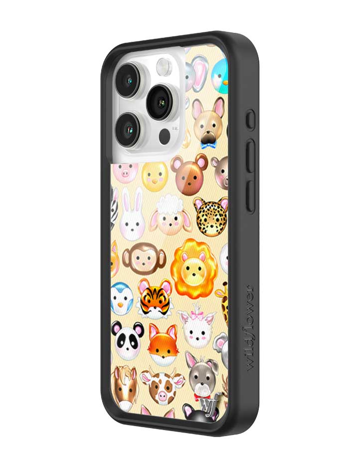 Animal Kingdom iPhone Case with Cartoon Critters Pattern - Image 18