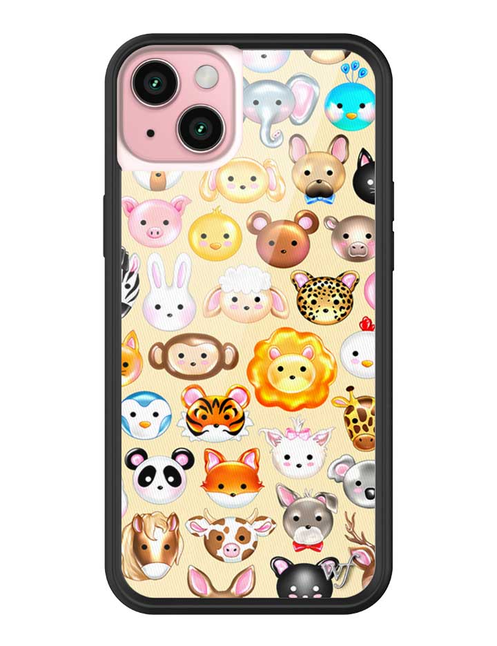 Animal Kingdom iPhone Case with Cartoon Critters Pattern - Image 15