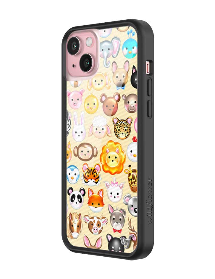 Animal Kingdom iPhone Case with Cartoon Critters Pattern - Image 16