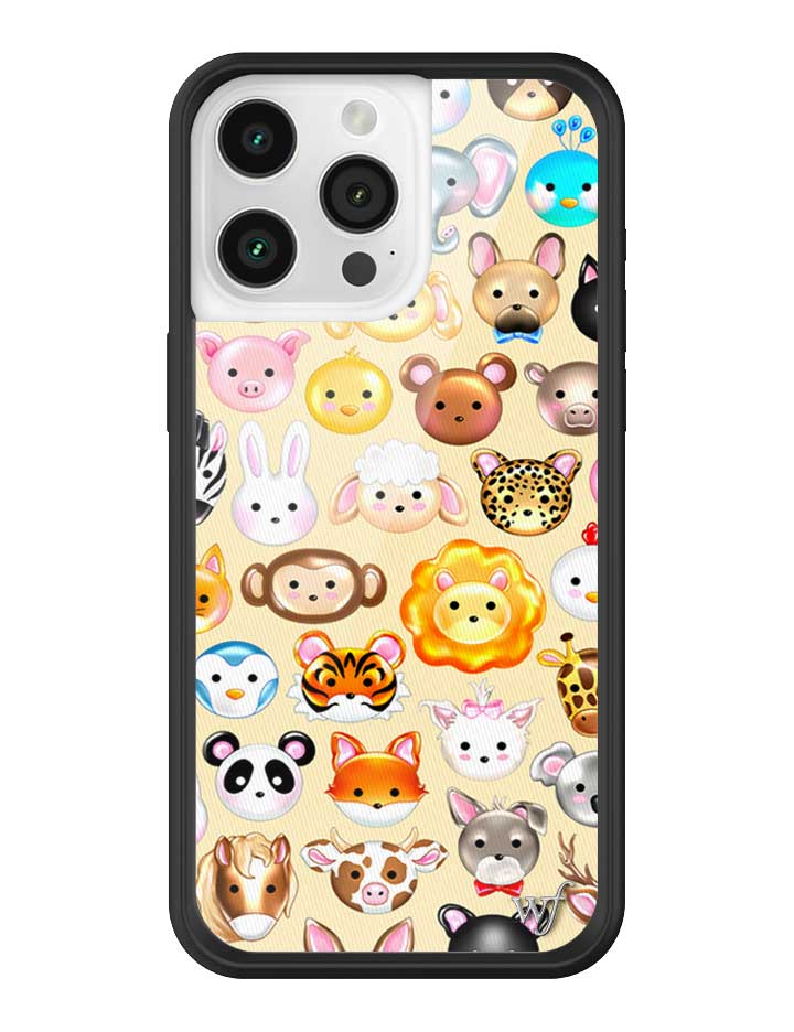 Animal Kingdom iPhone Case with Cartoon Critters Pattern - Image 13