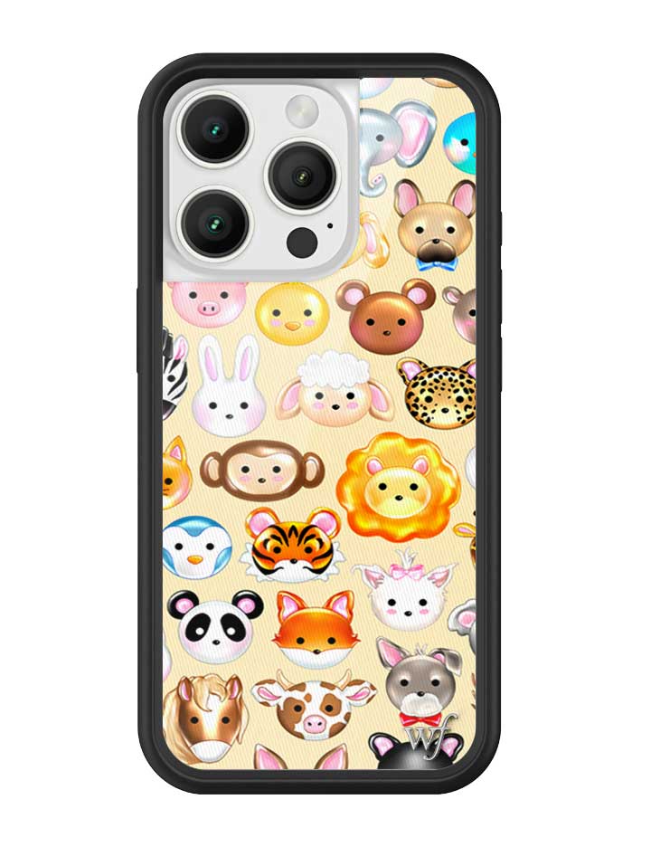Animal Kingdom iPhone Case with Cartoon Critters Pattern - Image 7