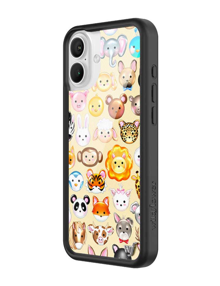 Animal Kingdom iPhone Case with Cartoon Critters Pattern - Image 6