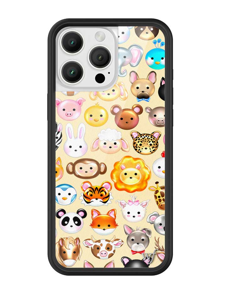 Animal Kingdom iPhone Case with Cartoon Critters Pattern - Image 3