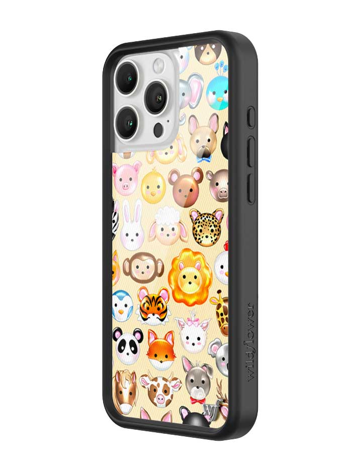 Animal Kingdom iPhone Case with Cartoon Critters Pattern - Image 4