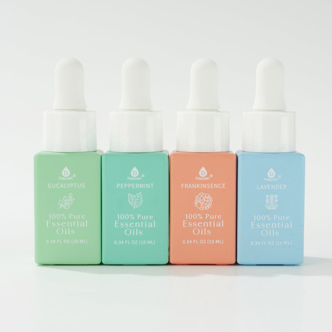 100% Pure Natural Essence Essential Oils – Nature’s Healing Power with Eucalyptus, Frankincense, Lavender, and Peppermint