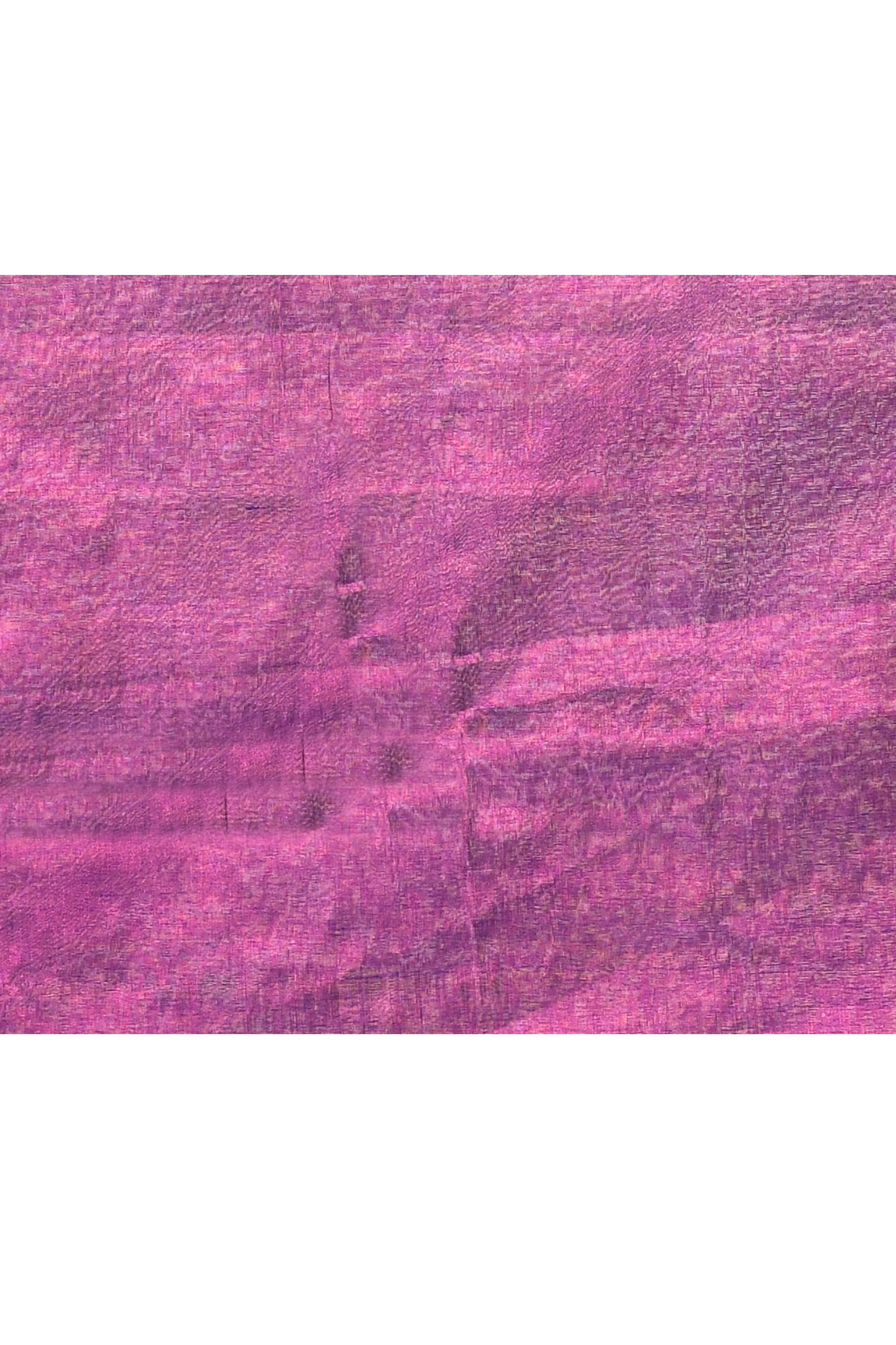 Violet Dual Tone Organic Tissue Saree with Matching Blouse Piece