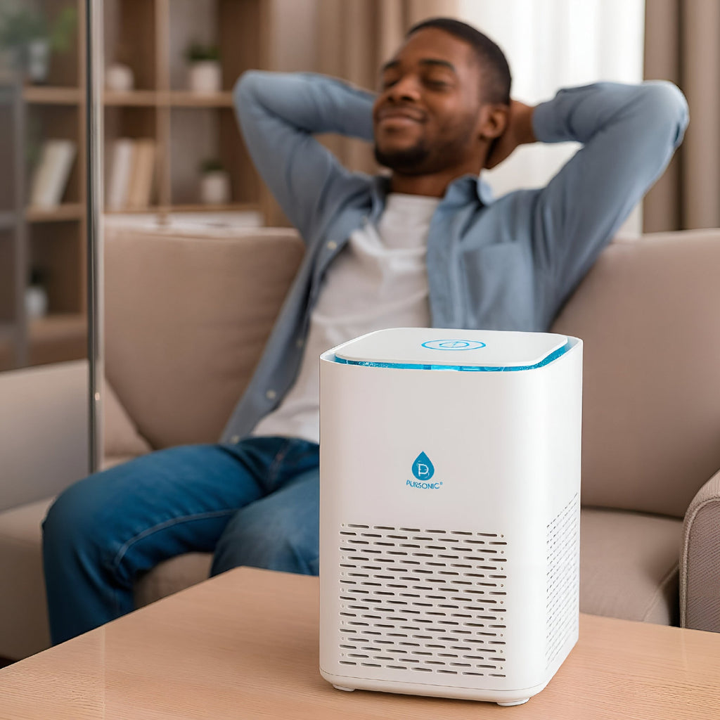 True HEPA Air Purifier Duo – 4-Stage Large Room Purifier + Compact 3-Stage Purifier Set