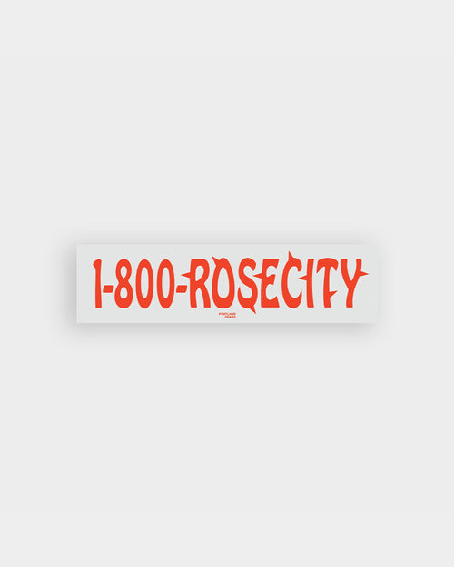 1-800-RoseCity Bumper Sticker