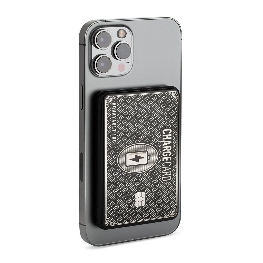 Wireless Magnetic Portable Charger Ultra-Thin Power Bank Black