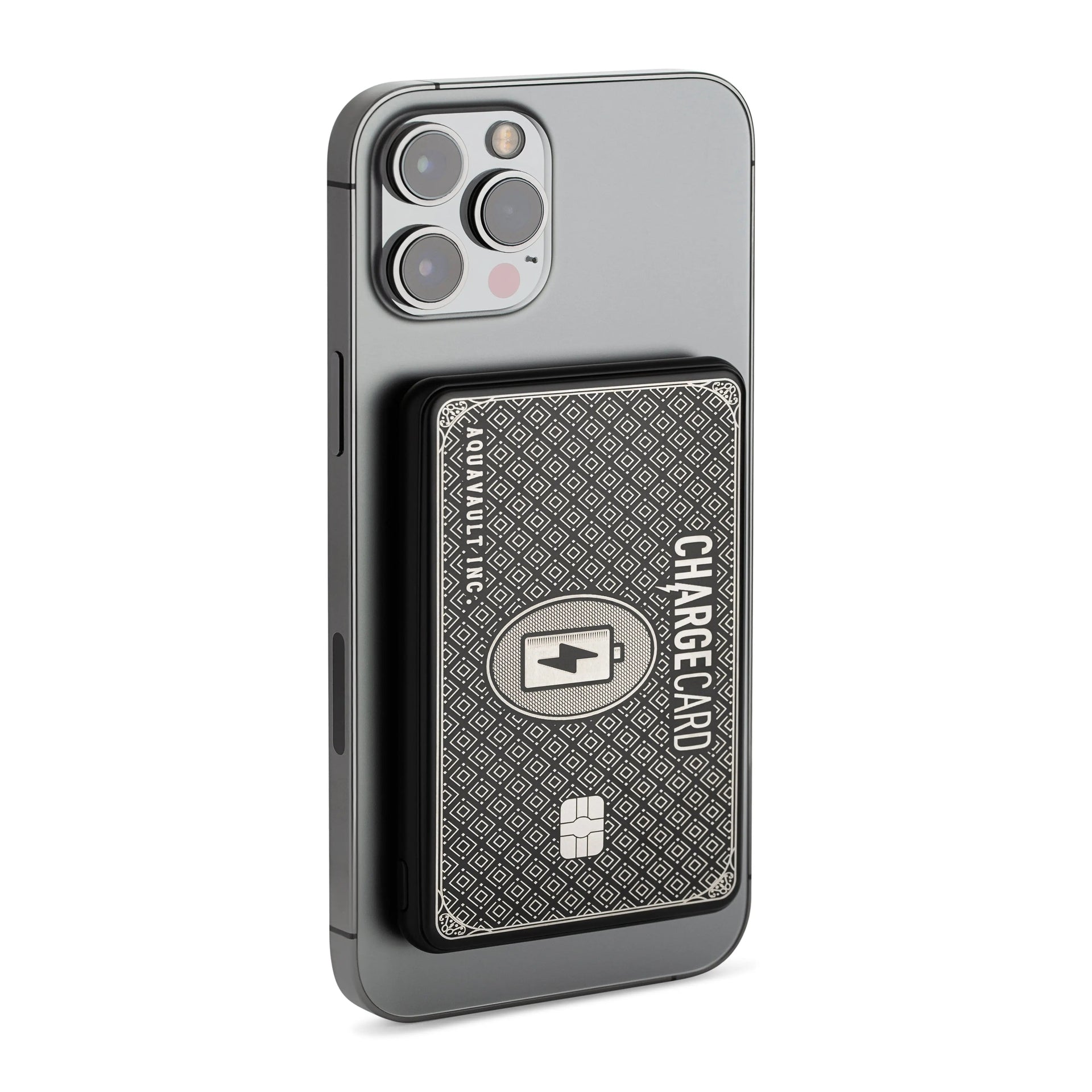 Wireless Magnetic Portable Charger Ultra-Thin Power Bank Black