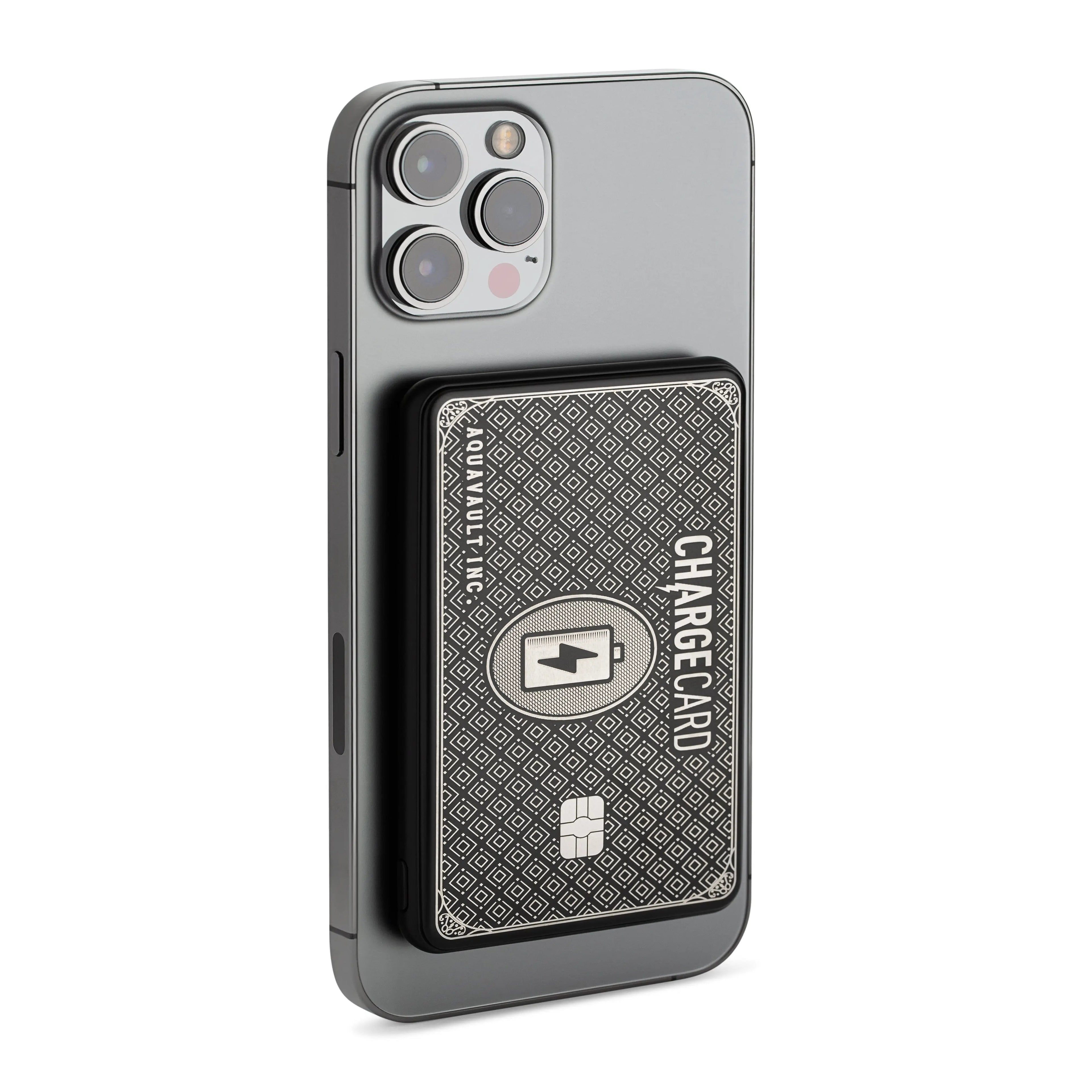 Wireless Magnetic Portable Charger Ultra-Thin Power Bank Black