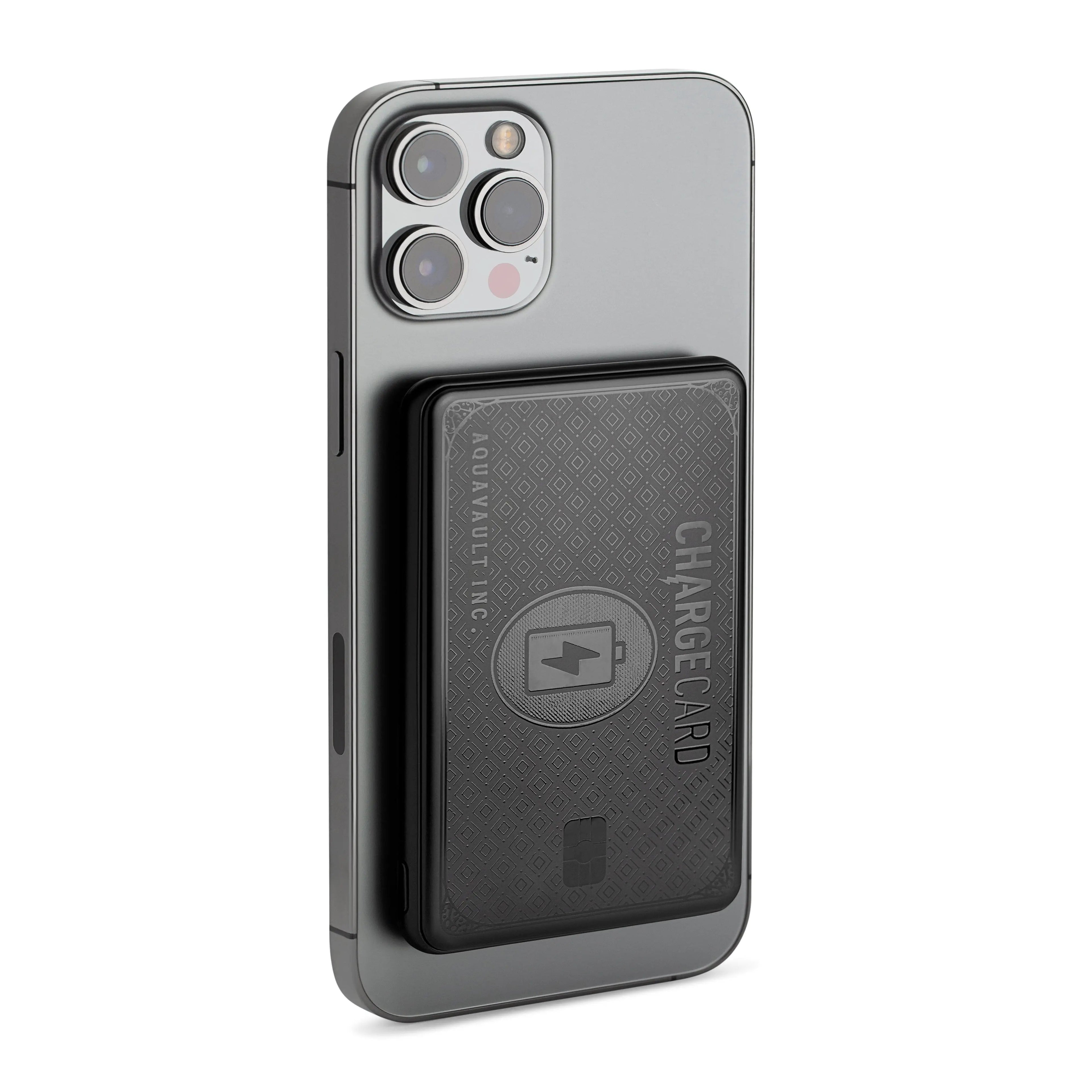 Wireless Magnetic Portable Charger Ultra-Thin Power Bank Black