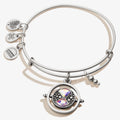 Harry Potter Time Turner charm bangle bracelet with an expandable design