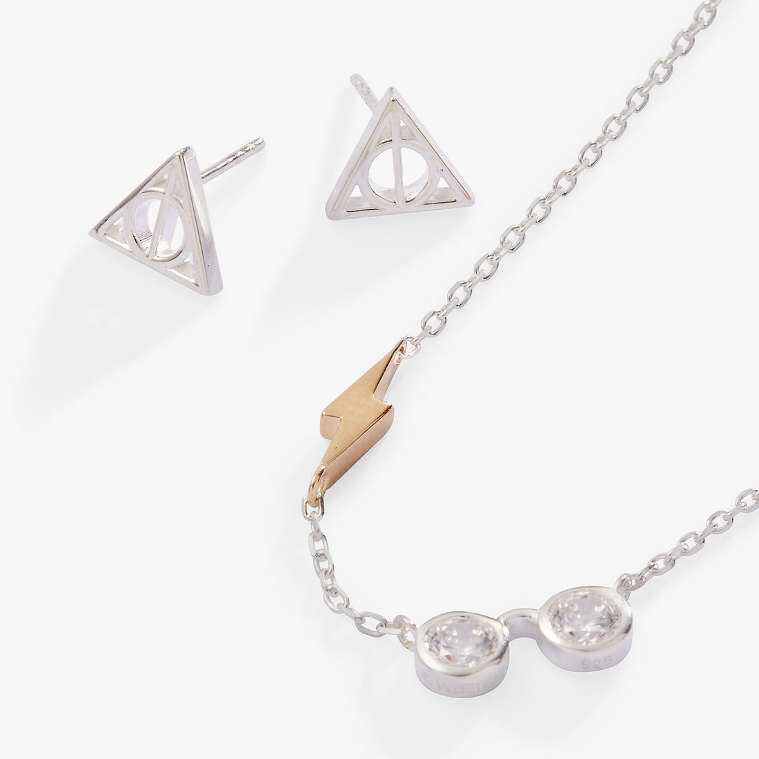 Harry Potter Glasses and Deathly Hallows Sterling Silver Set