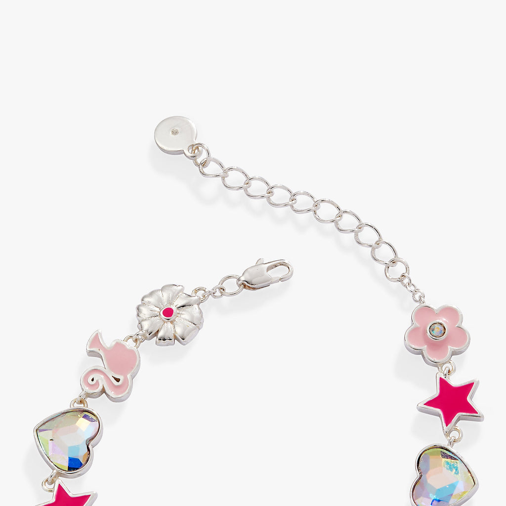 Barbie™ Icon Charm Bracelet Adjustable Gold Tone Keepsake Jewelry