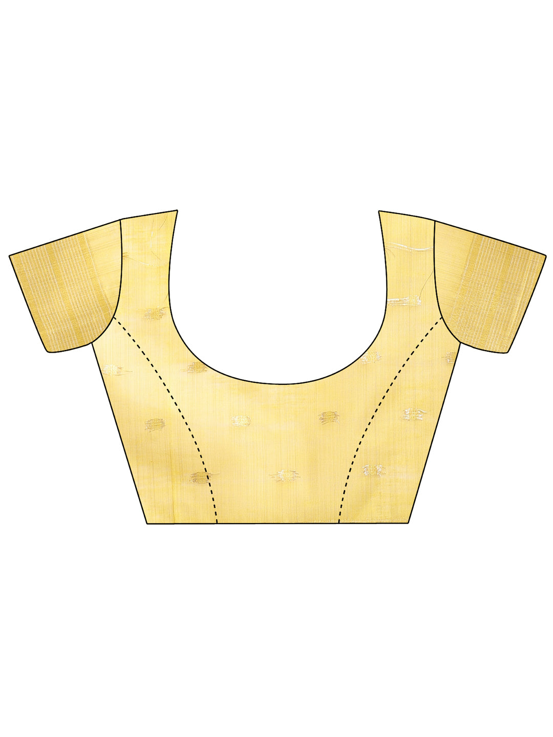 Beige & Yellow Linen Cotton Saree with Woven Patterns
