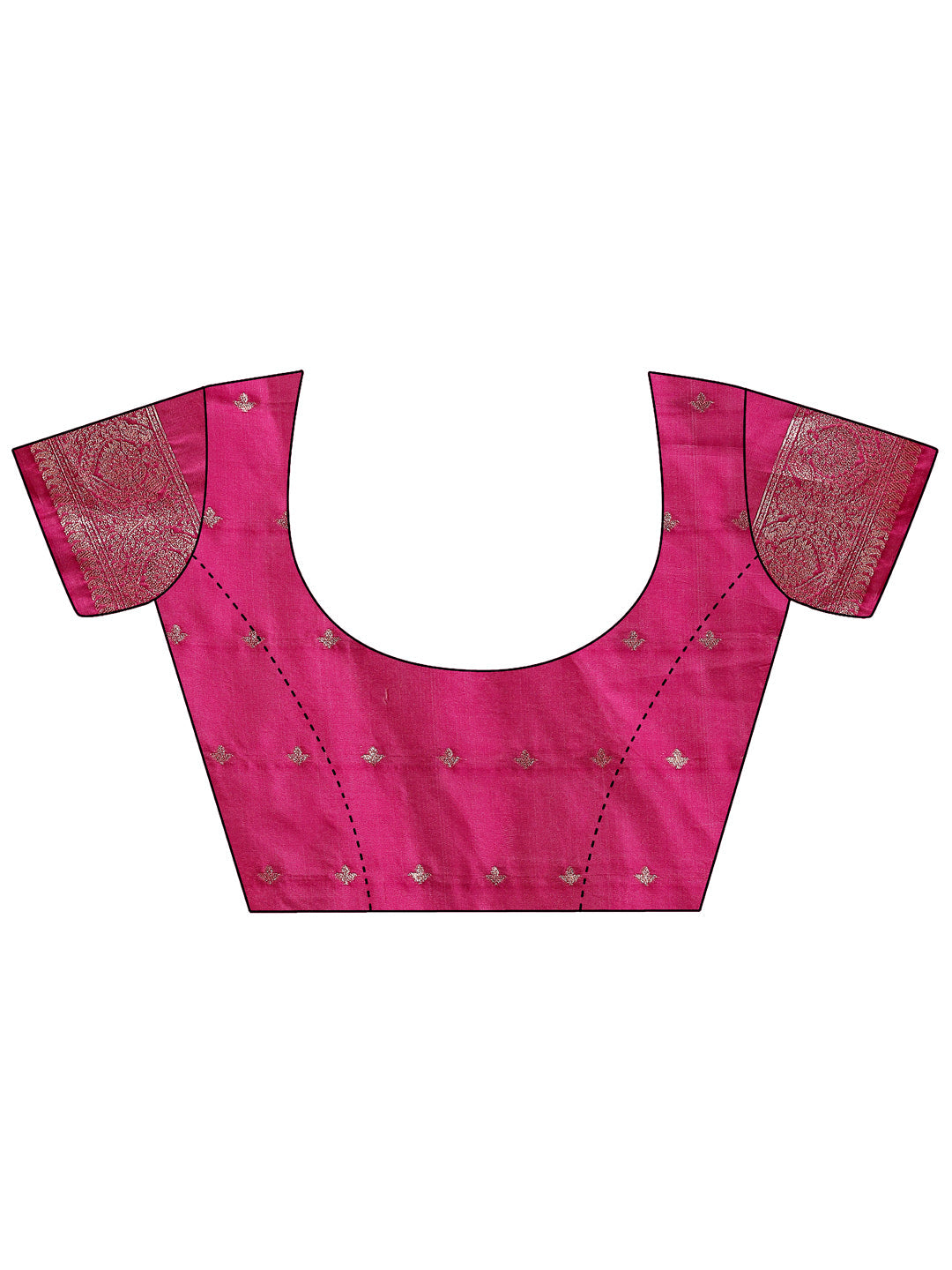 Beige and Purple Linen Saree with Floral Print and Zari Pallu